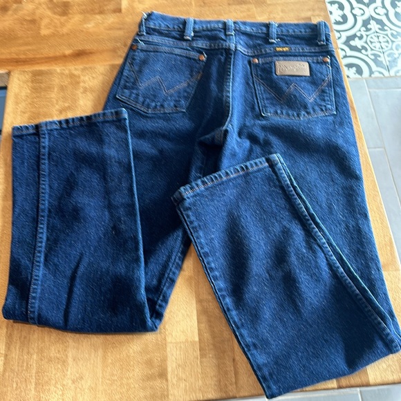 Wrangler Vintage Straight Leg Jean Blue 29 x 32 - Picture 2 of 2